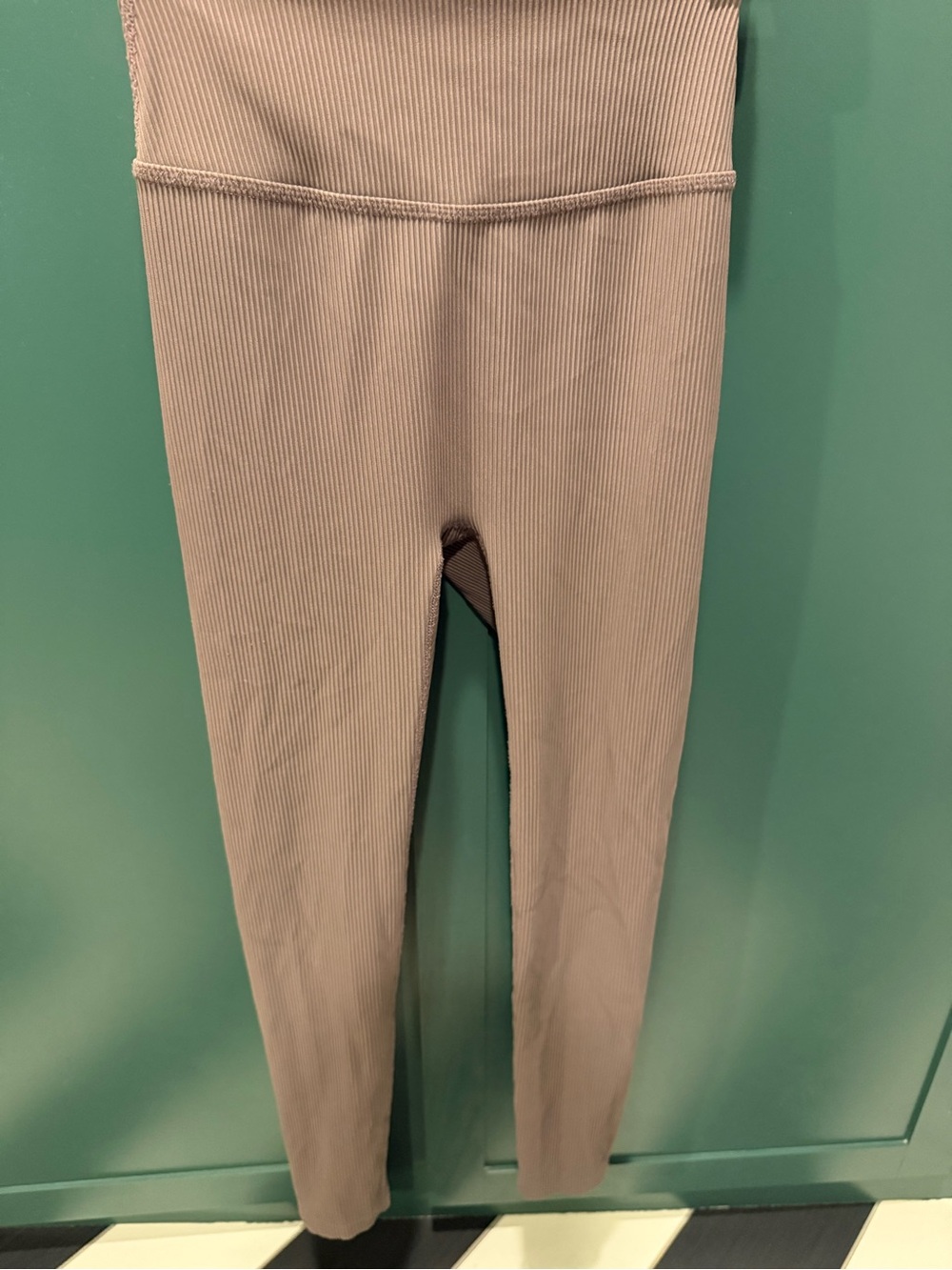 Women’s Beyond Yoga Ribbed High-Waist Leggings - Taupe XS